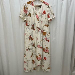 Modcloth Poetic Presence Faux Wrap